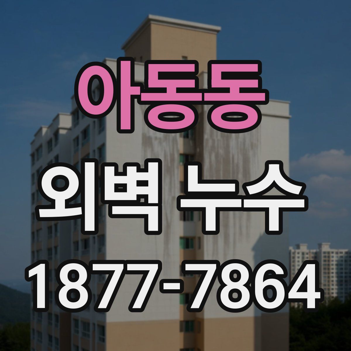 아동동 외벽 누수