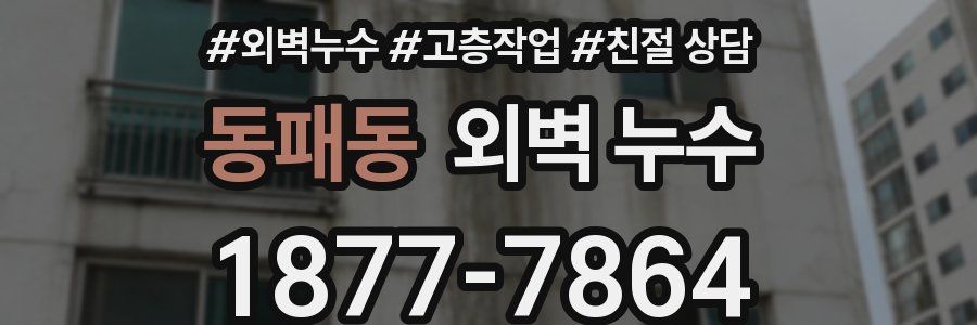 동패동 외벽 누수