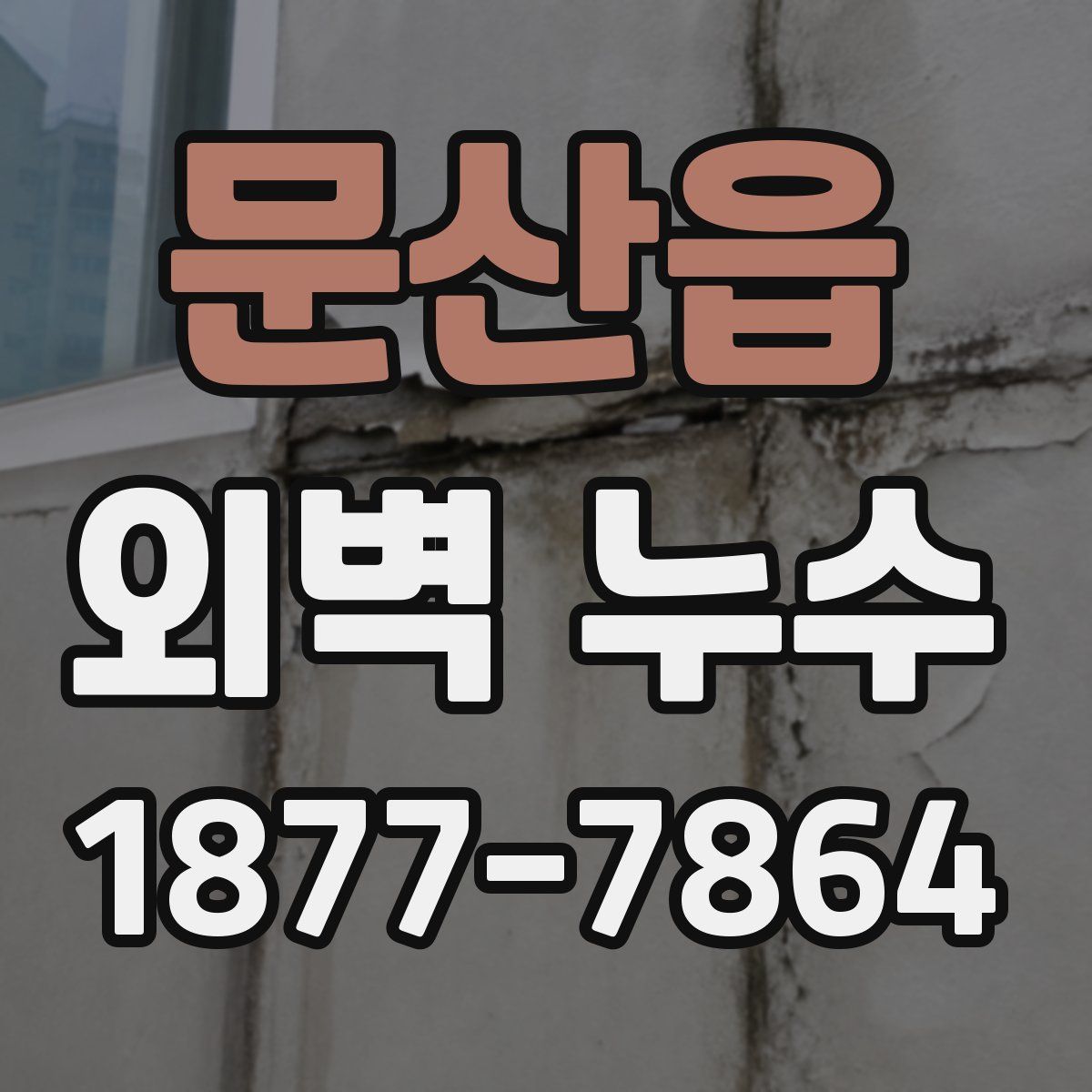문산읍 외벽 누수
