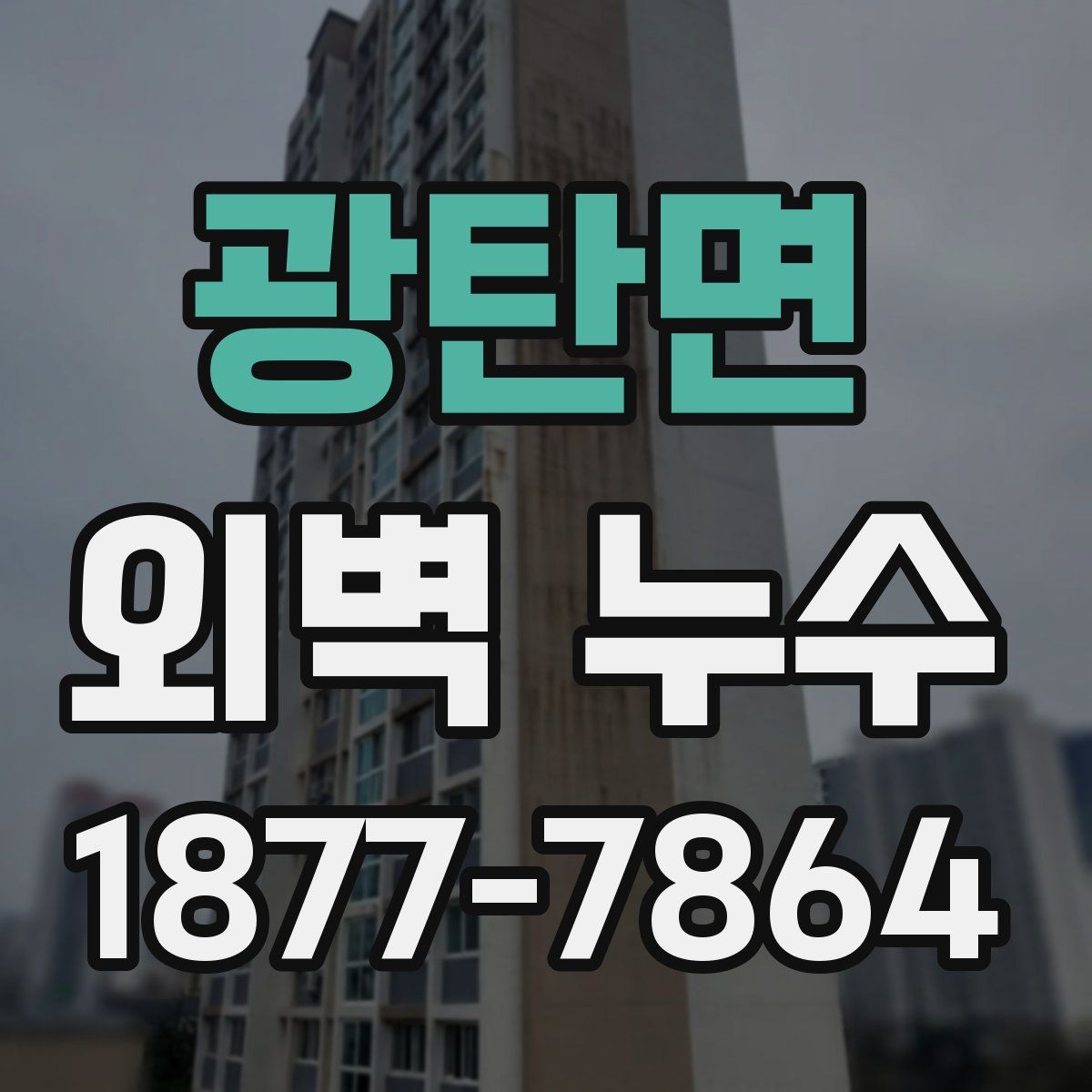 광탄면 외벽 누수