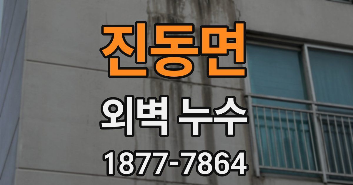 진동면 외벽 누수