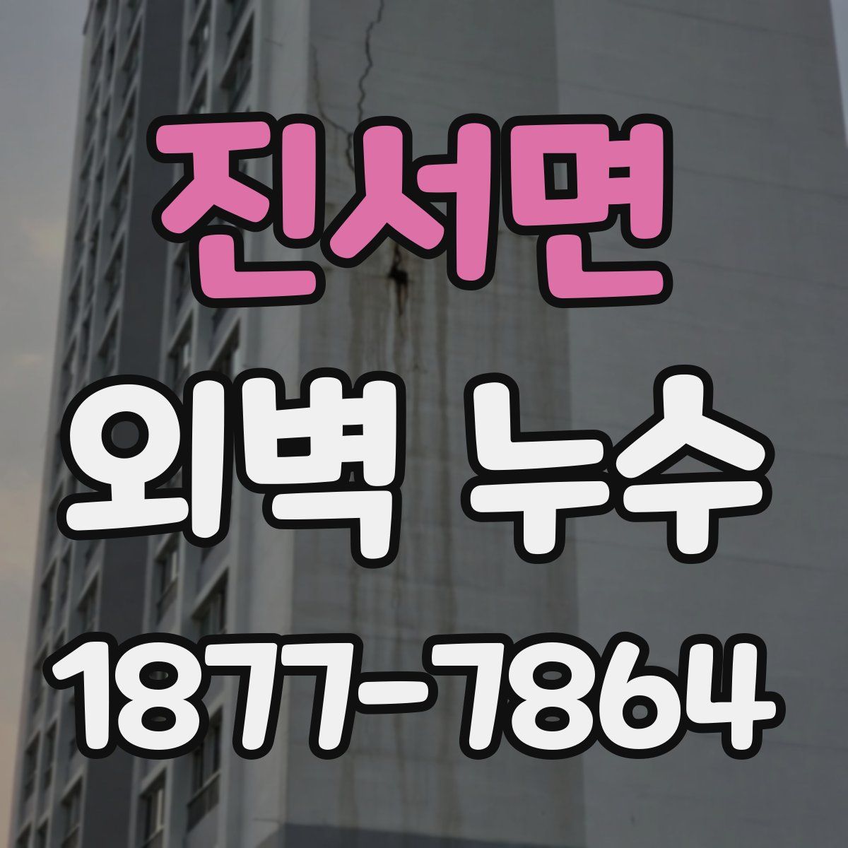 진서면 외벽 누수