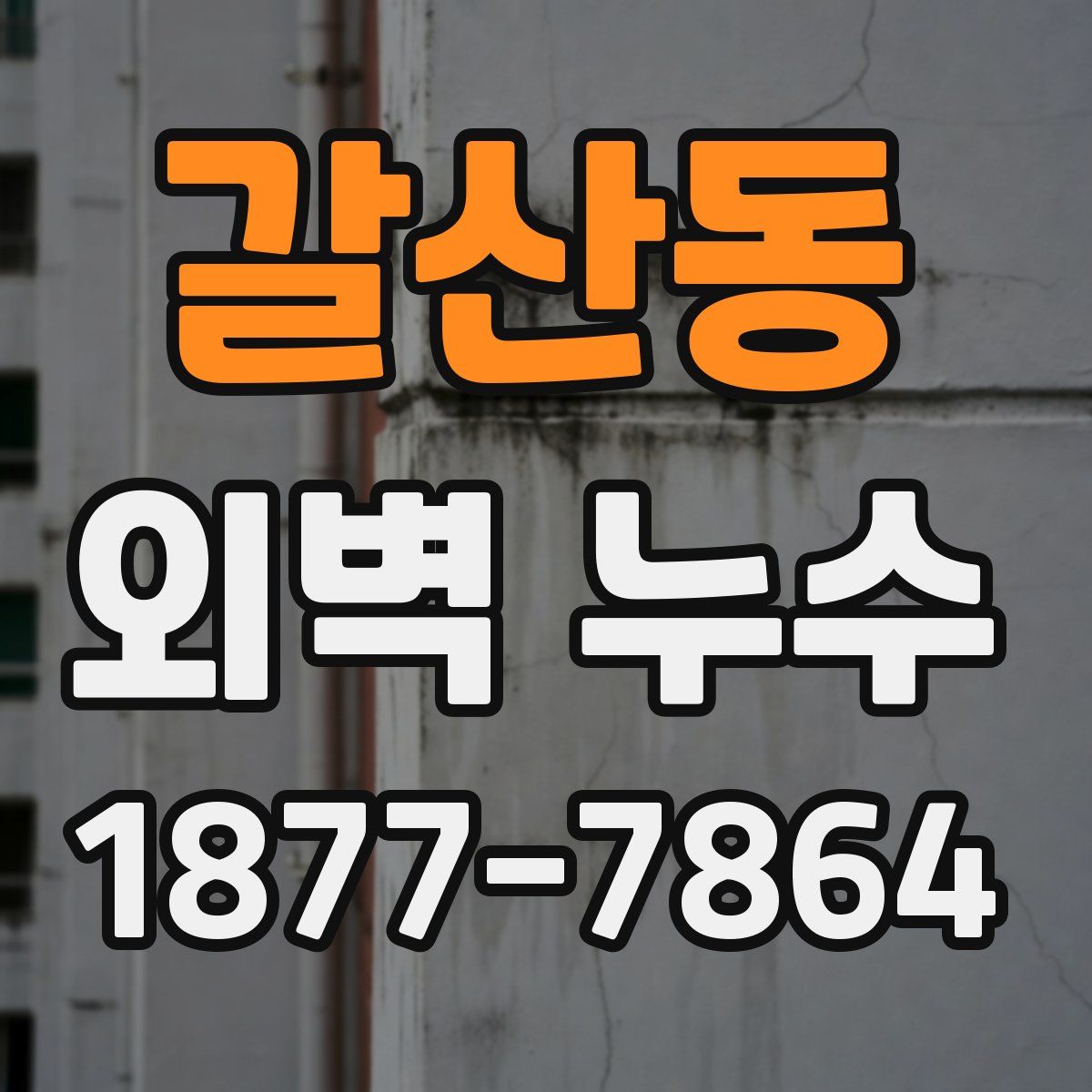 갈산동 외벽 누수