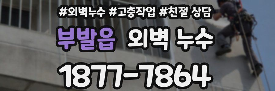 부발읍 외벽 누수