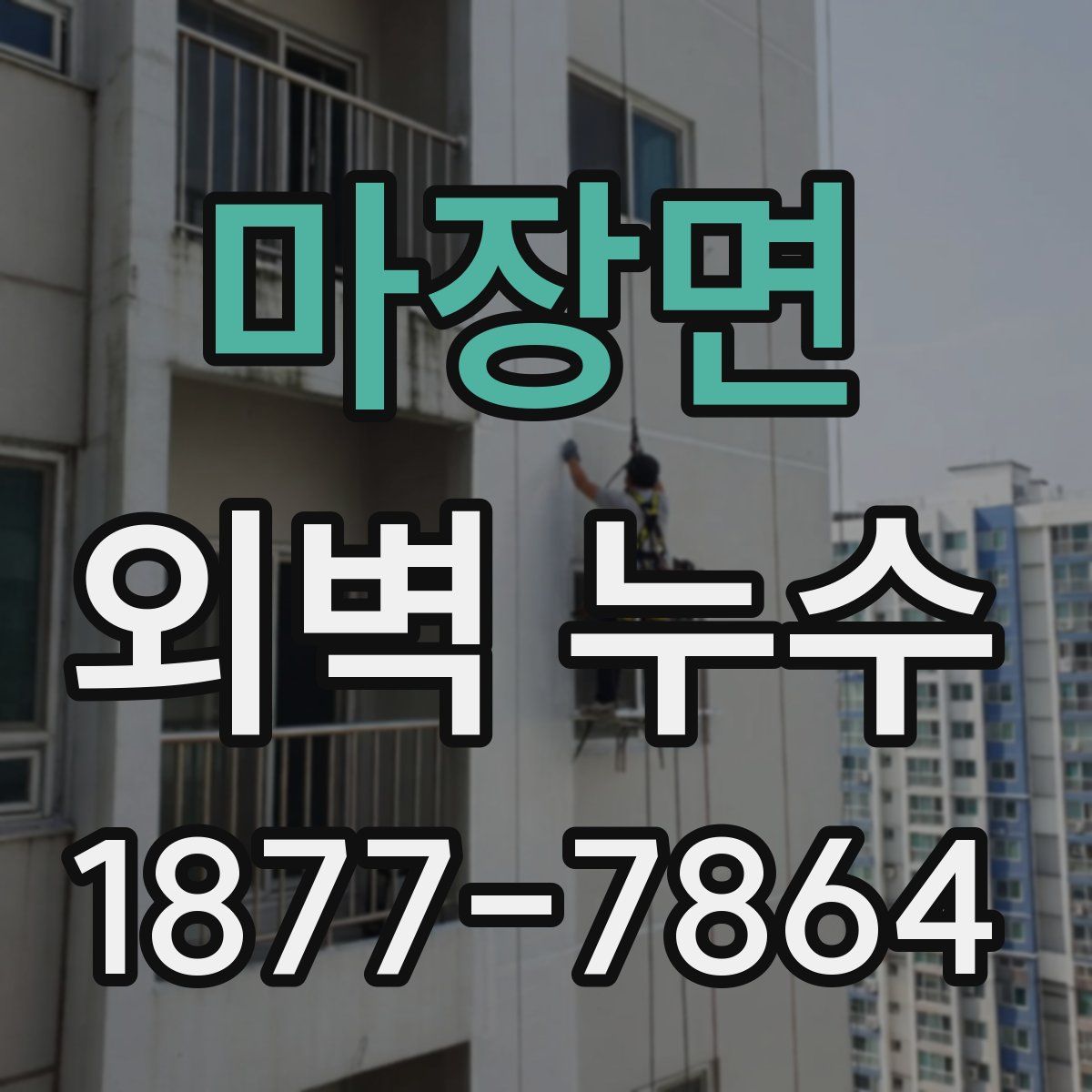 마장면 외벽 누수