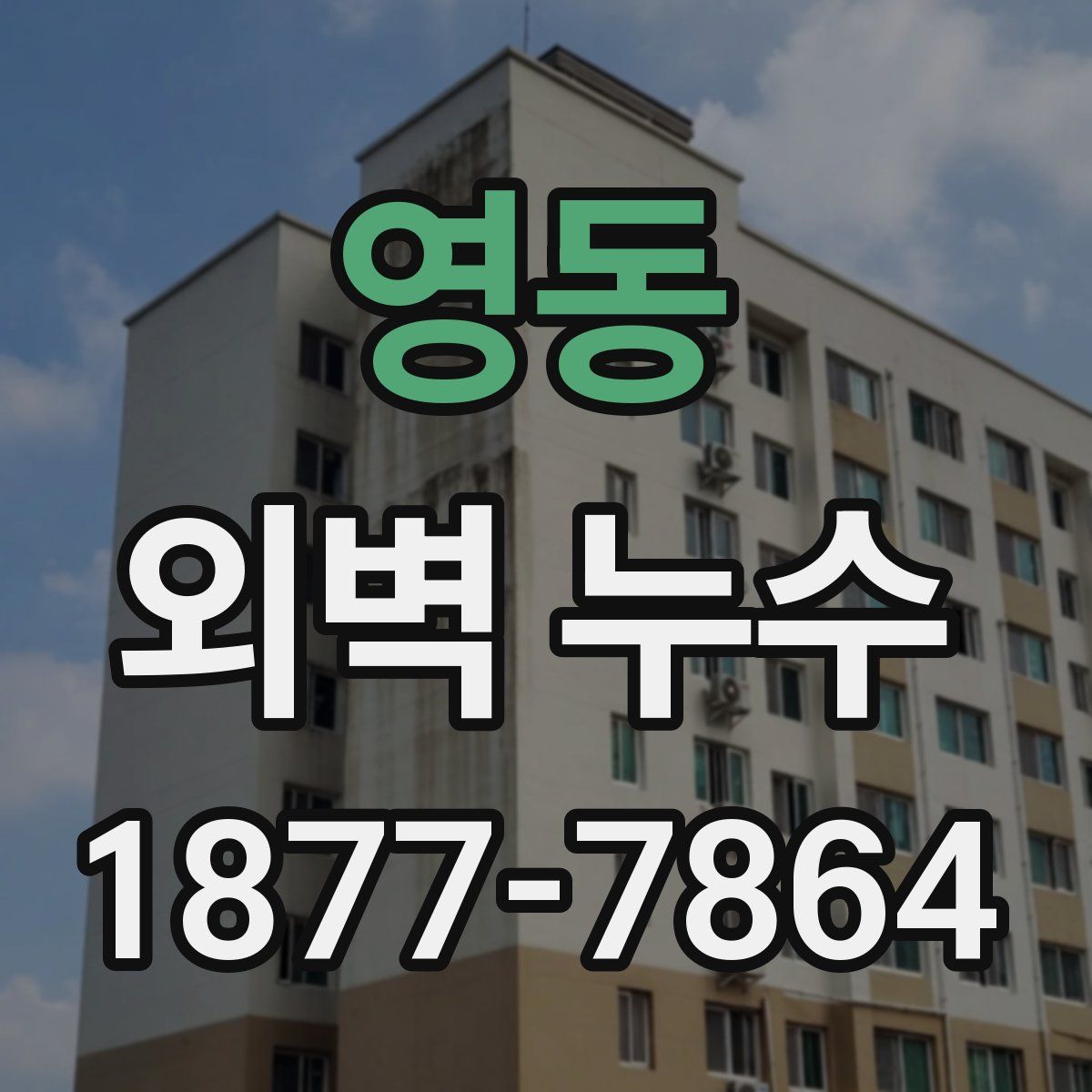 영동 외벽 누수
