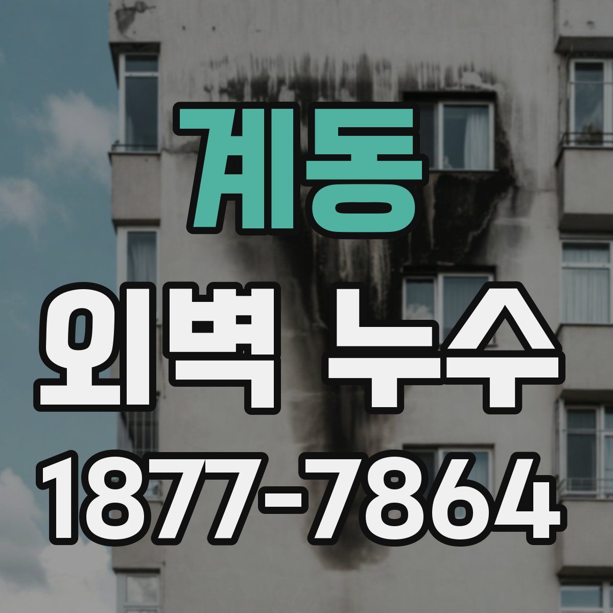계동 외벽 누수
