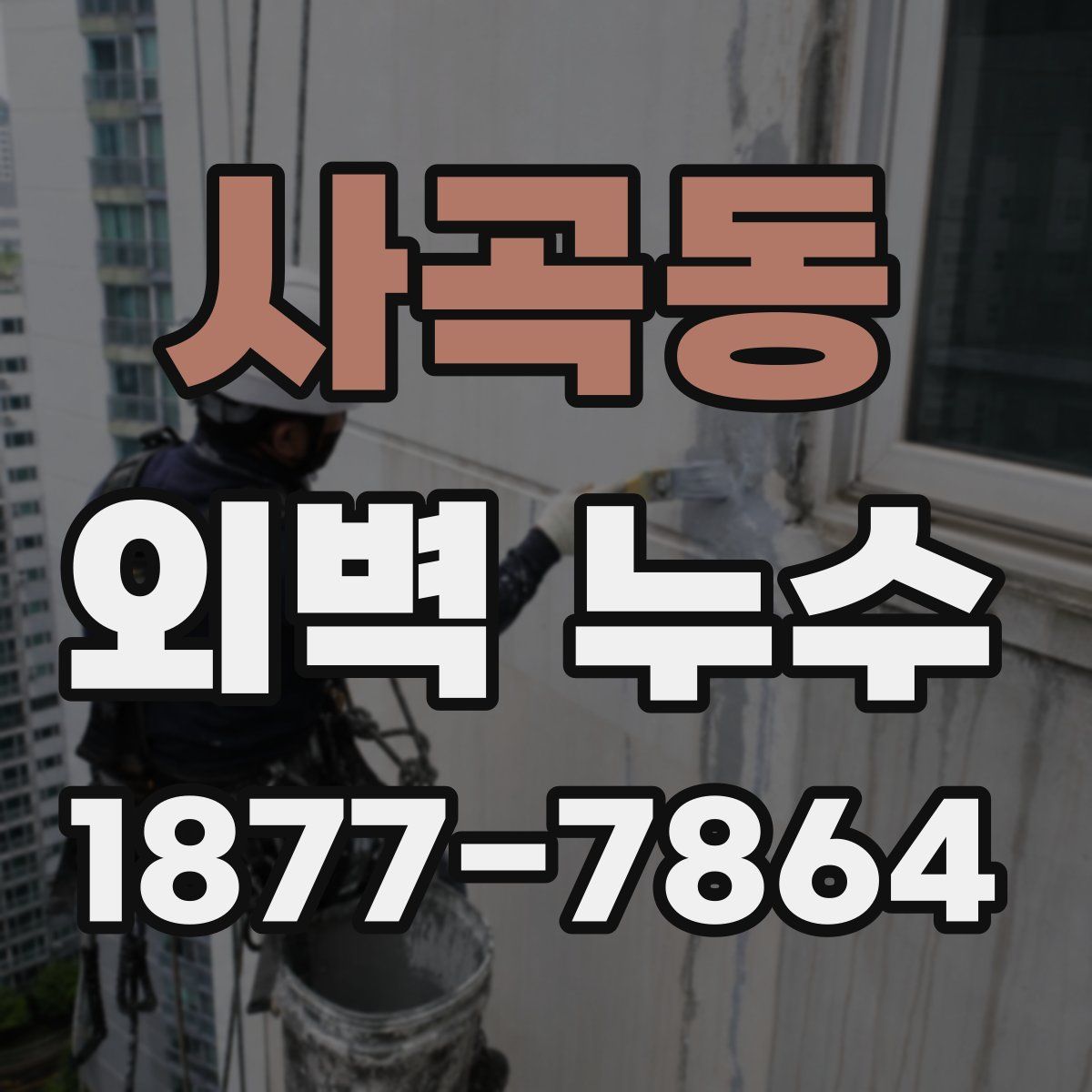 사곡동 외벽 누수