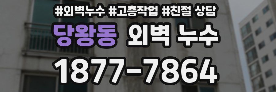 당왕동 외벽 누수