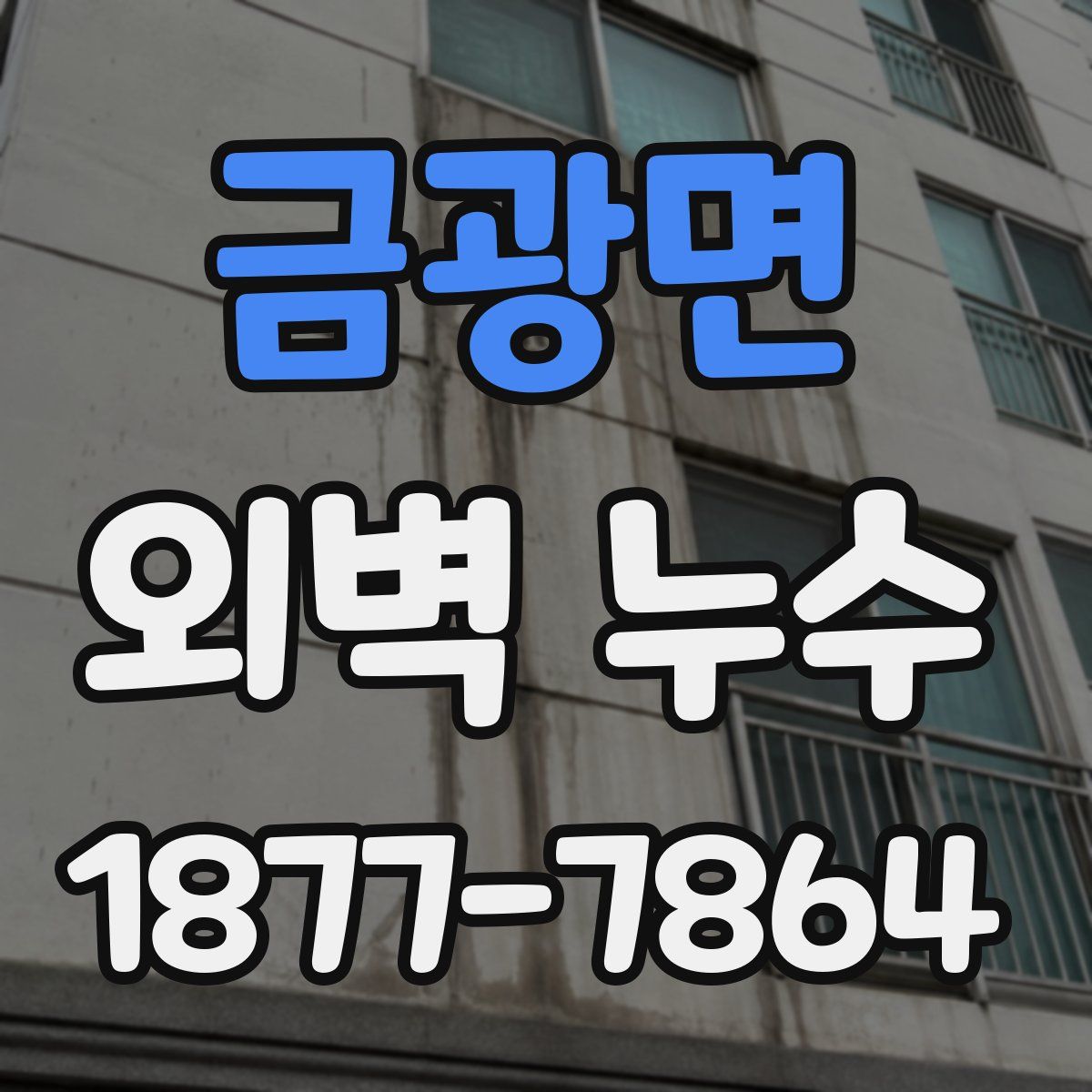 금광면 외벽 누수