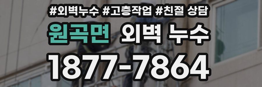 원곡면 외벽 누수