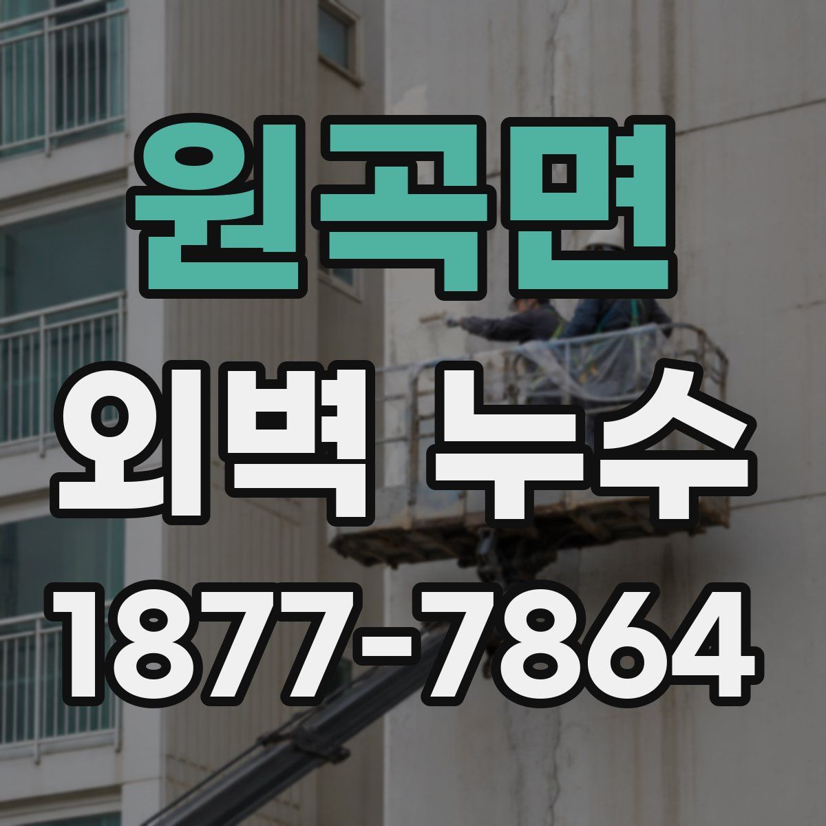 원곡면 외벽 누수