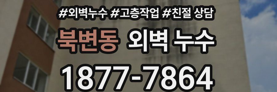 북변동 외벽 누수