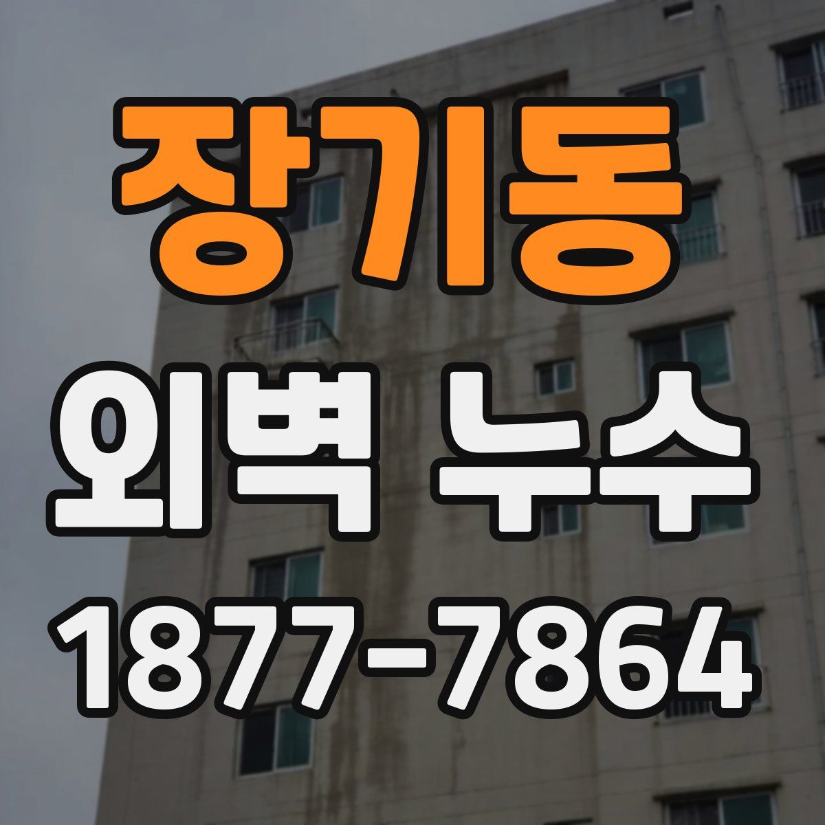 장기동 외벽 누수