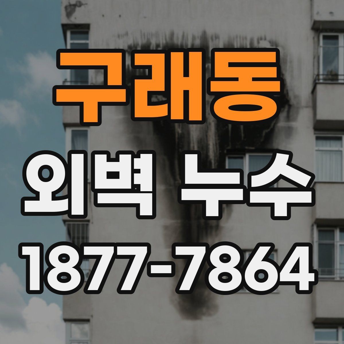 구래동 외벽 누수 점검 시 함께 보면 좋은 주변 요소