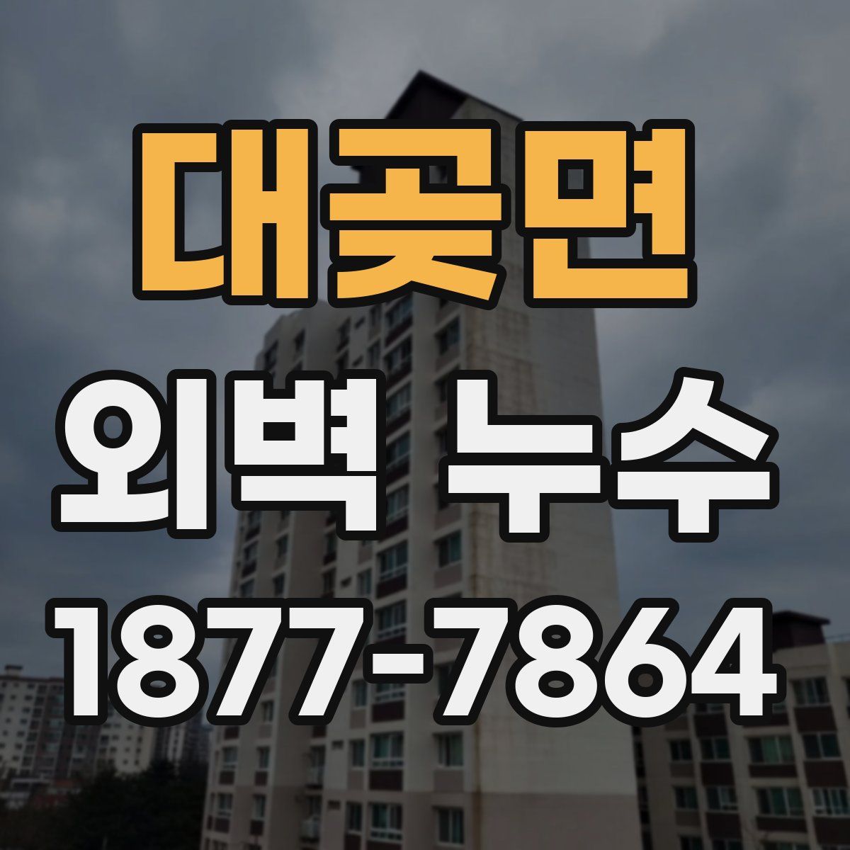 대곶면 외벽 누수