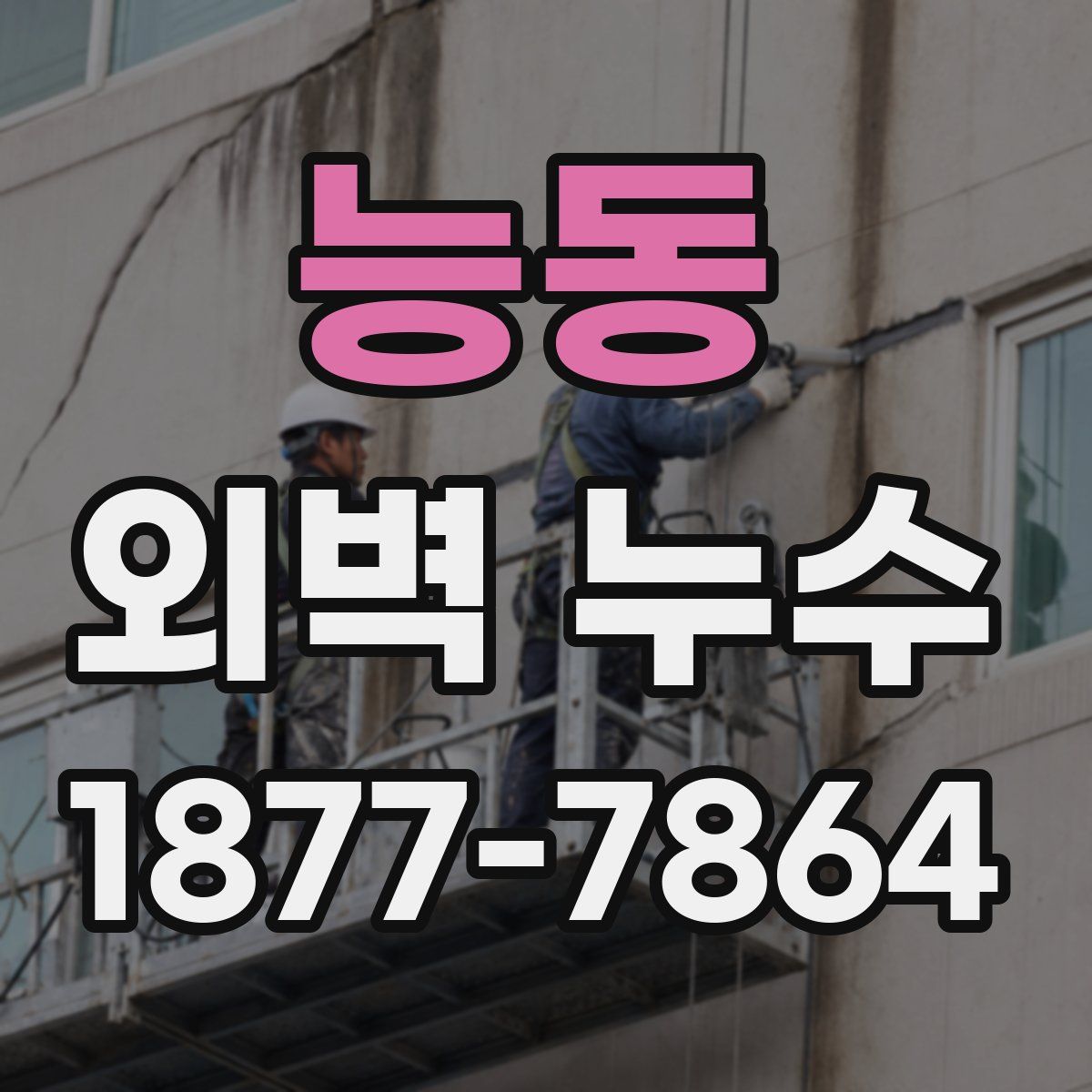 능동 외벽 누수