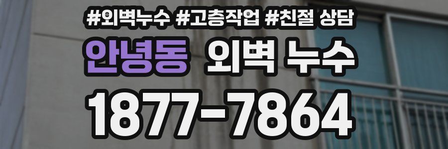안녕동 외벽 누수