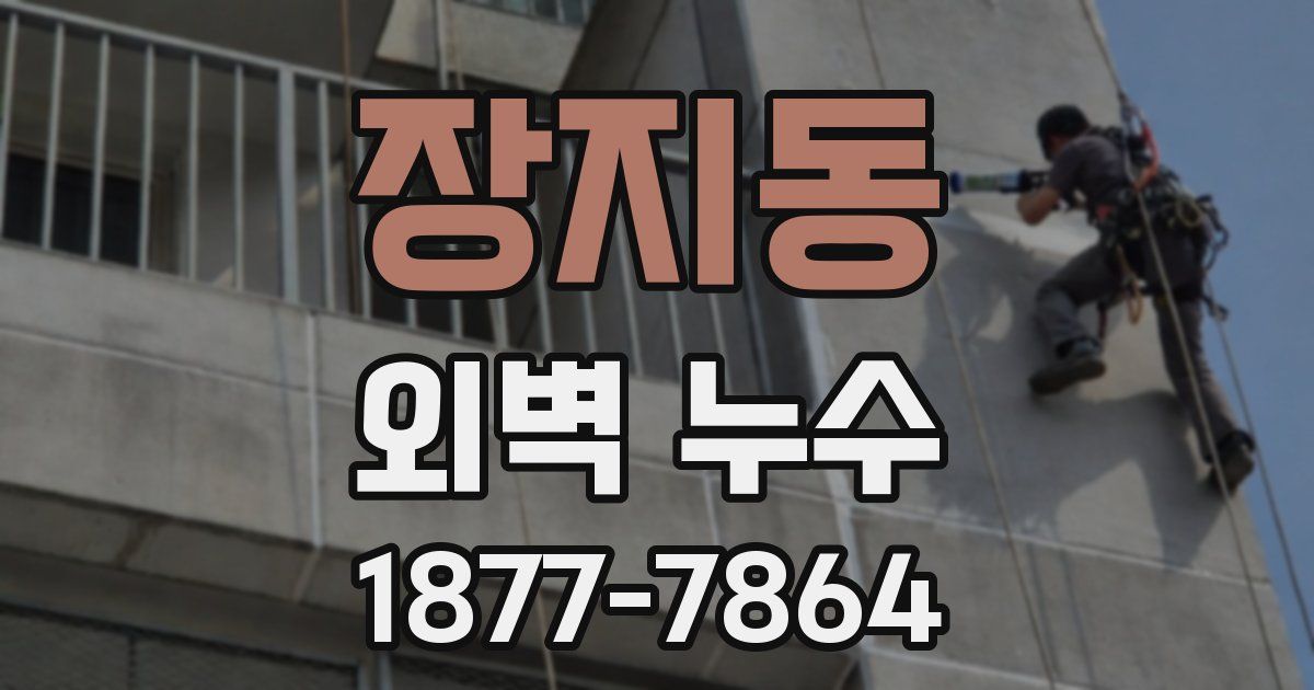 장지동 외벽 누수
