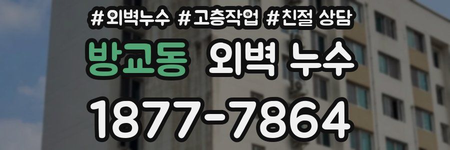 방교동 외벽 누수
