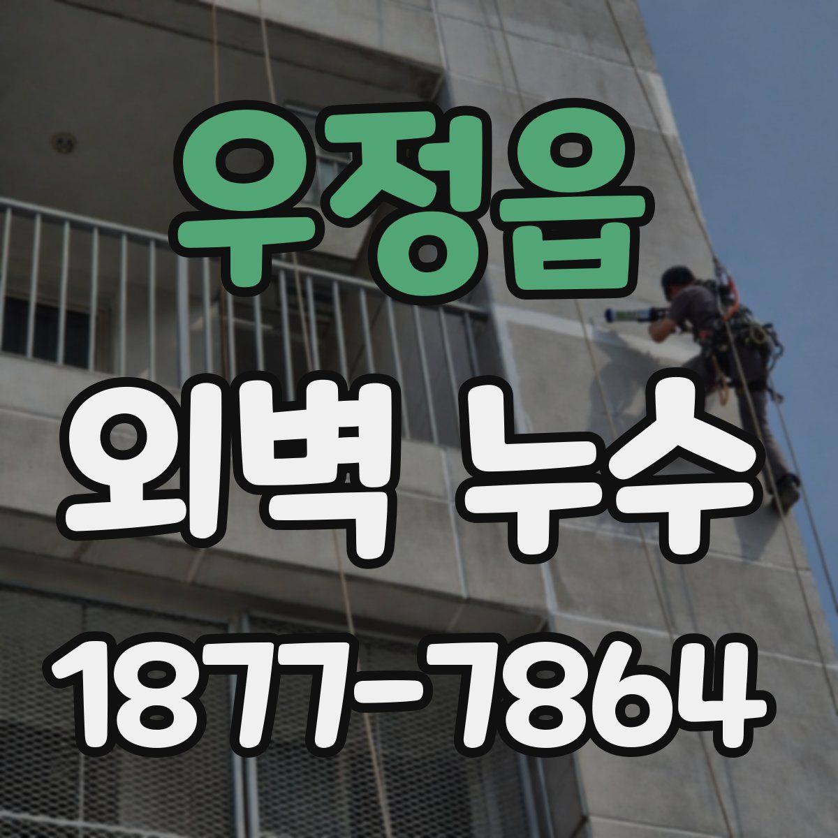 우정읍 외벽 누수