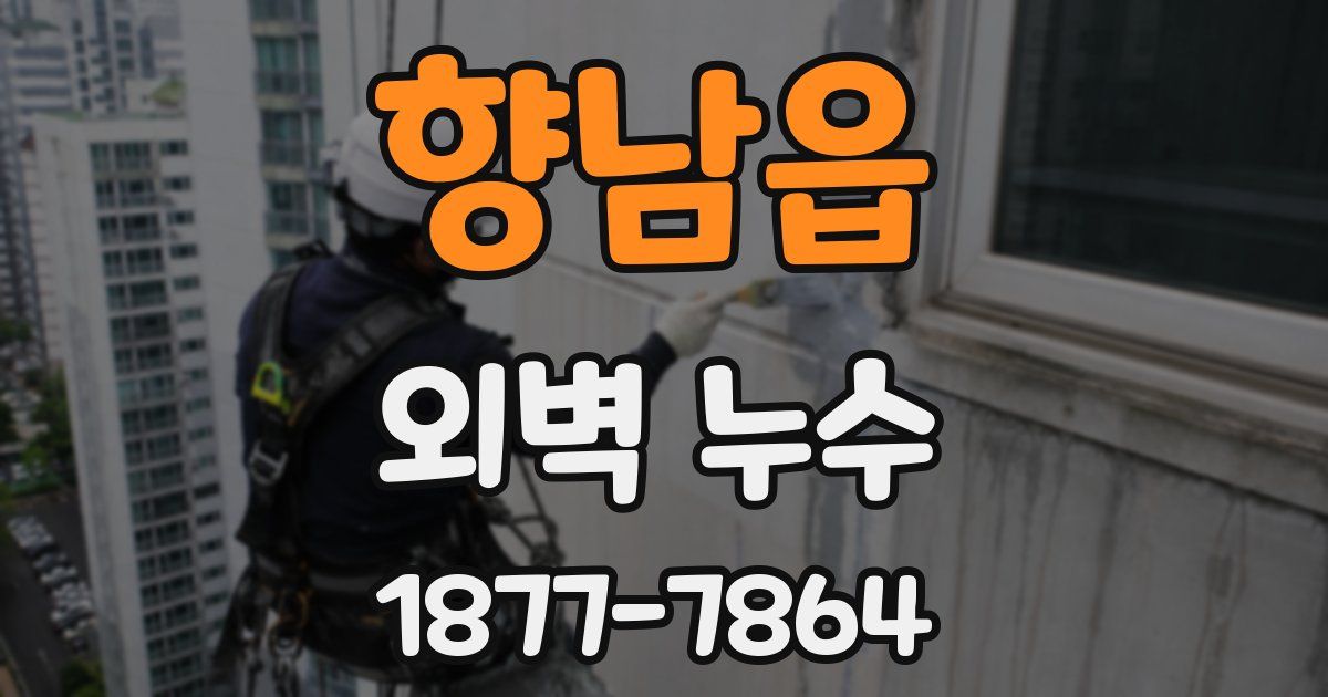 향남읍 외벽 누수