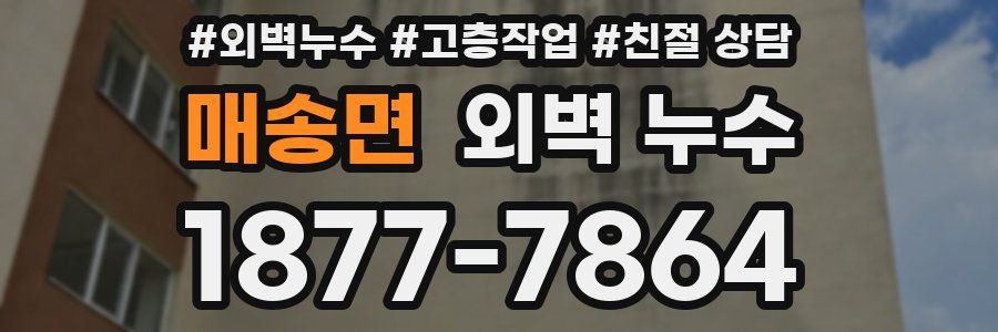 매송면 외벽 누수