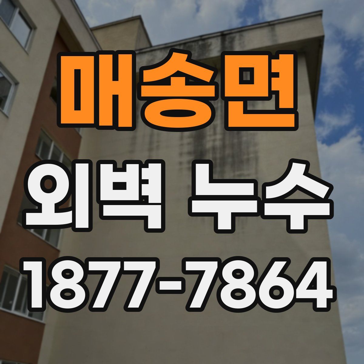 매송면 외벽 누수