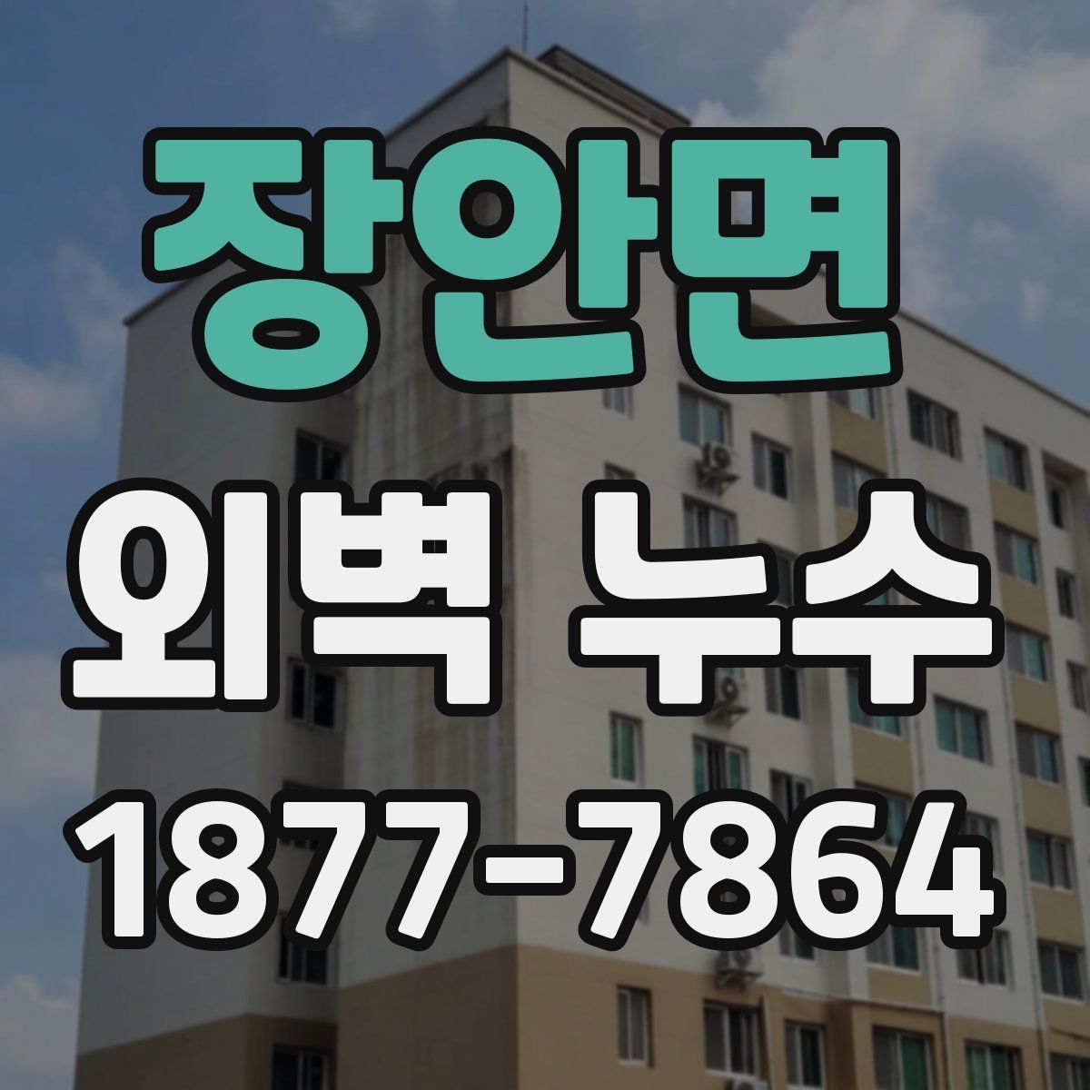 장안면 외벽 누수