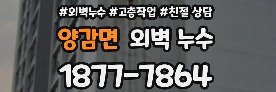 양감면 외벽 누수