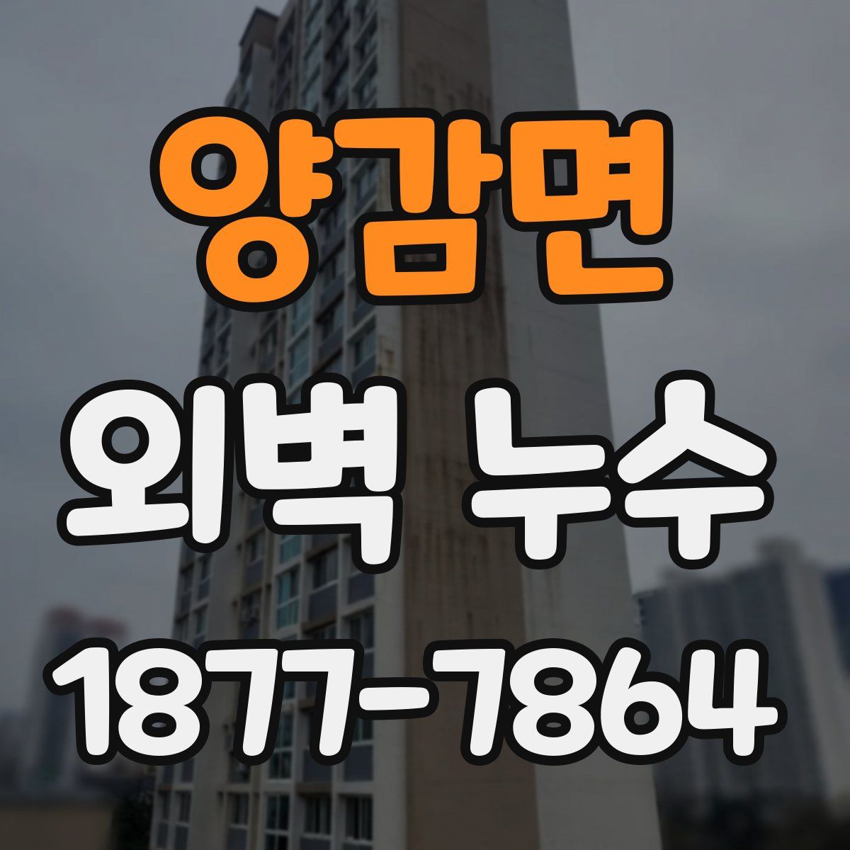 양감면 외벽 누수