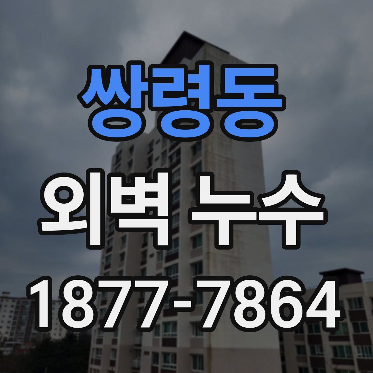 쌍령동 외벽 누수