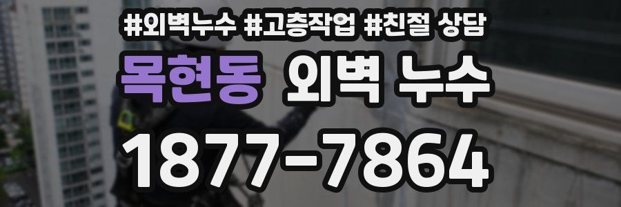 목현동 외벽 누수