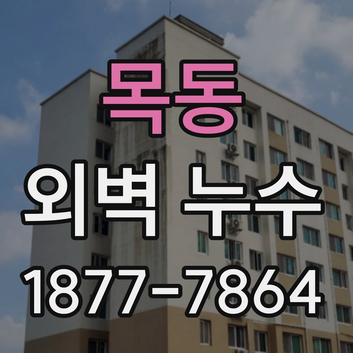 목동 외벽 누수
