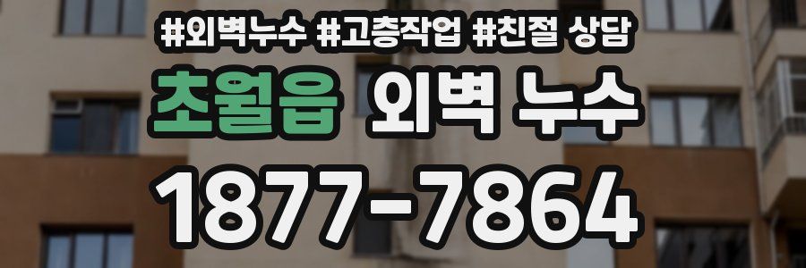 초월읍 외벽 누수