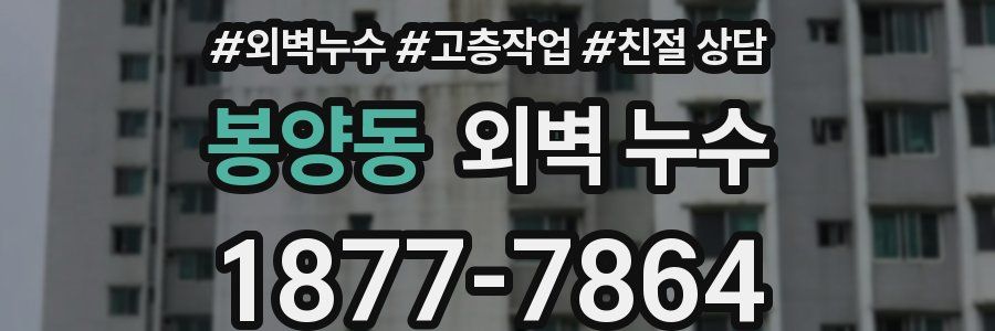 봉양동 외벽 누수