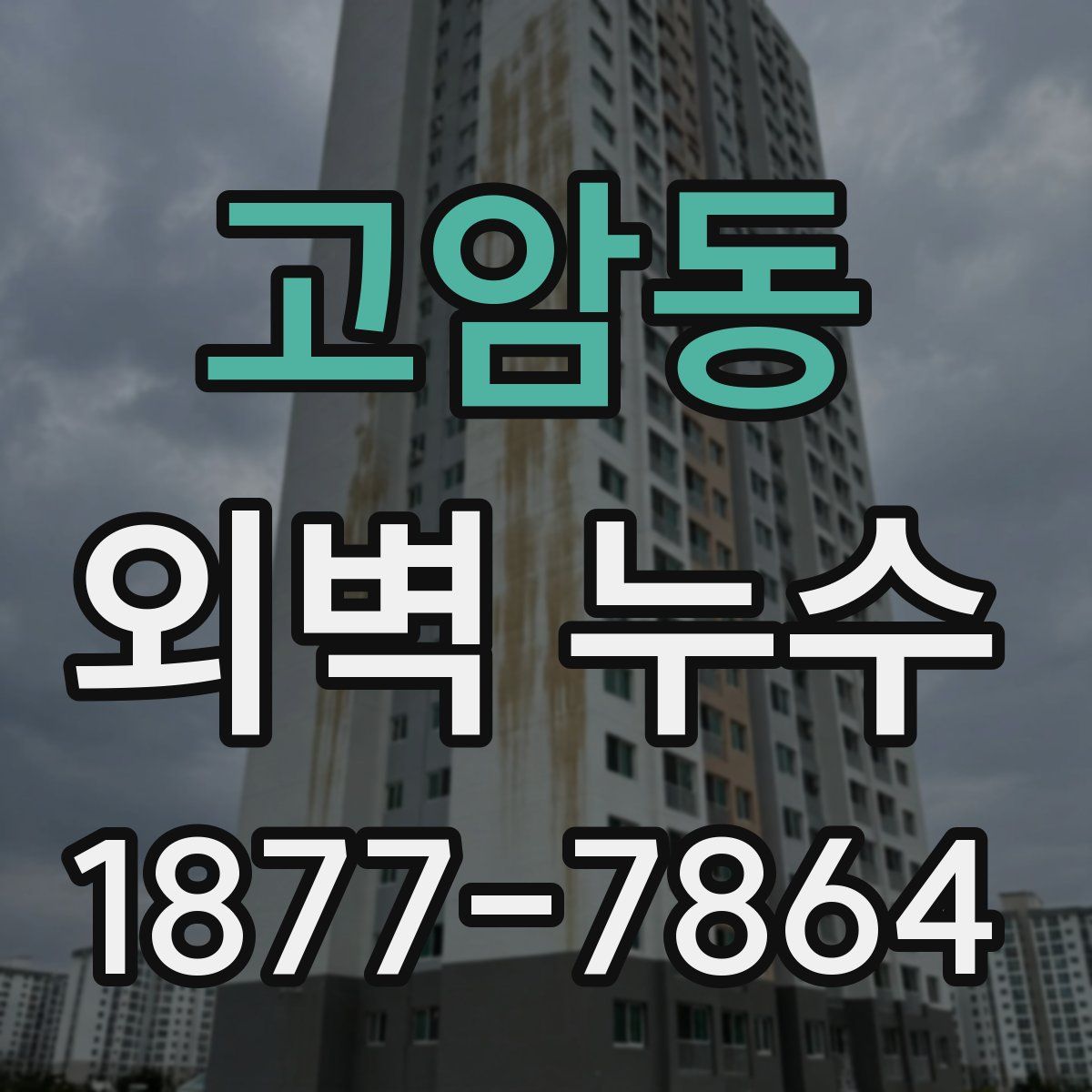 고암동 외벽 누수
