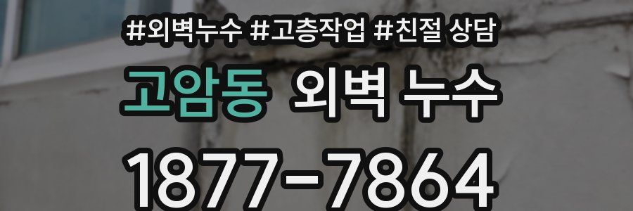 고암동 외벽 누수