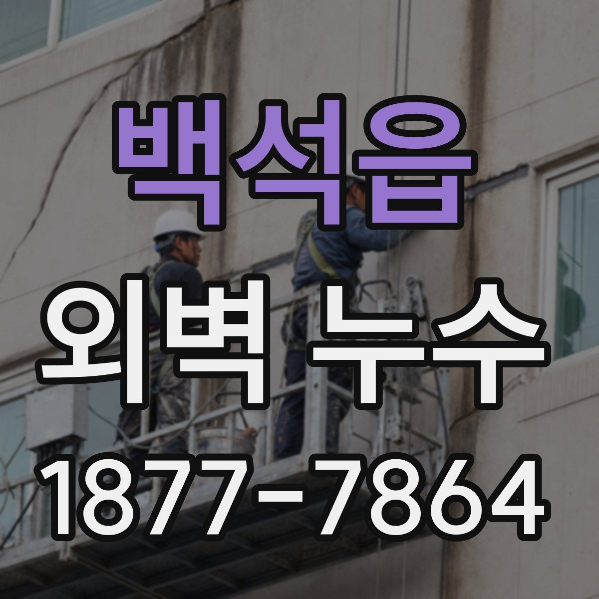 백석읍 외벽 누수