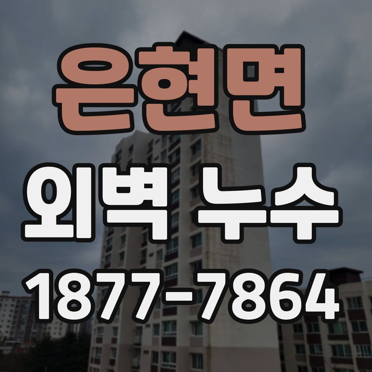 은현면 외벽 누수