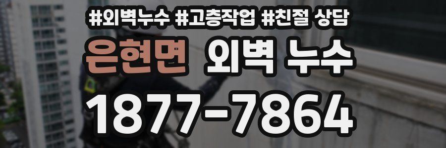 은현면 외벽 누수