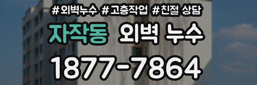 자작동 외벽 누수