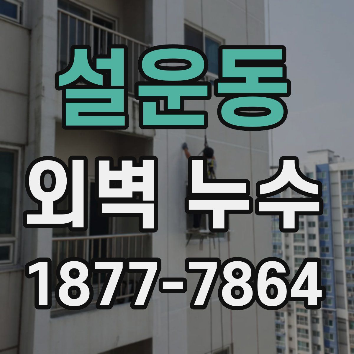 설운동 외벽 누수