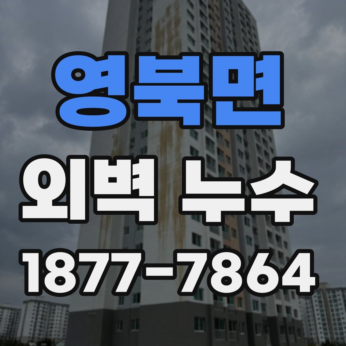 영북면 외벽 누수
