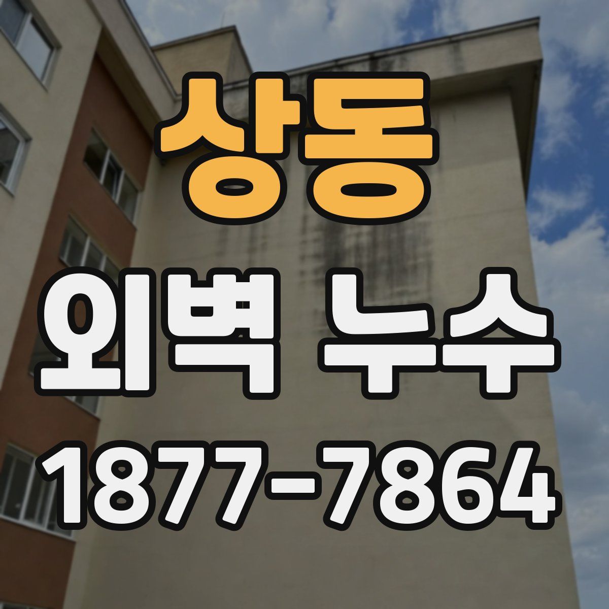 상동 외벽 누수