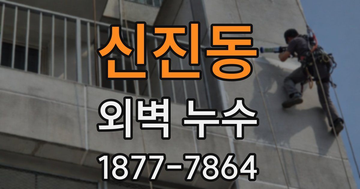 신진동 외벽 누수