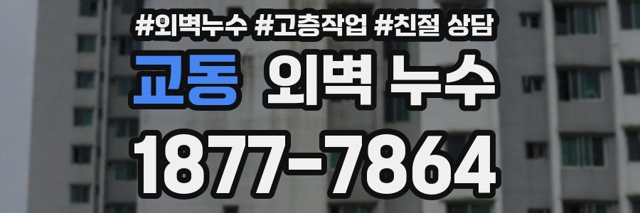 교동 외벽 누수