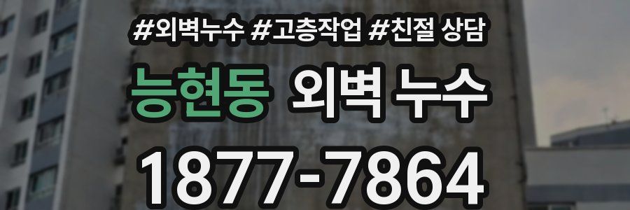능현동 외벽 누수