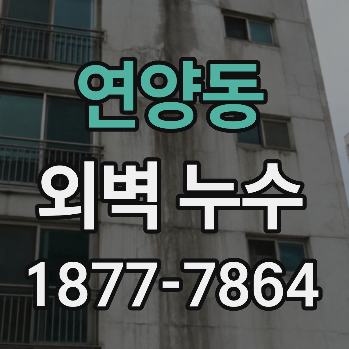 연양동 외벽 누수