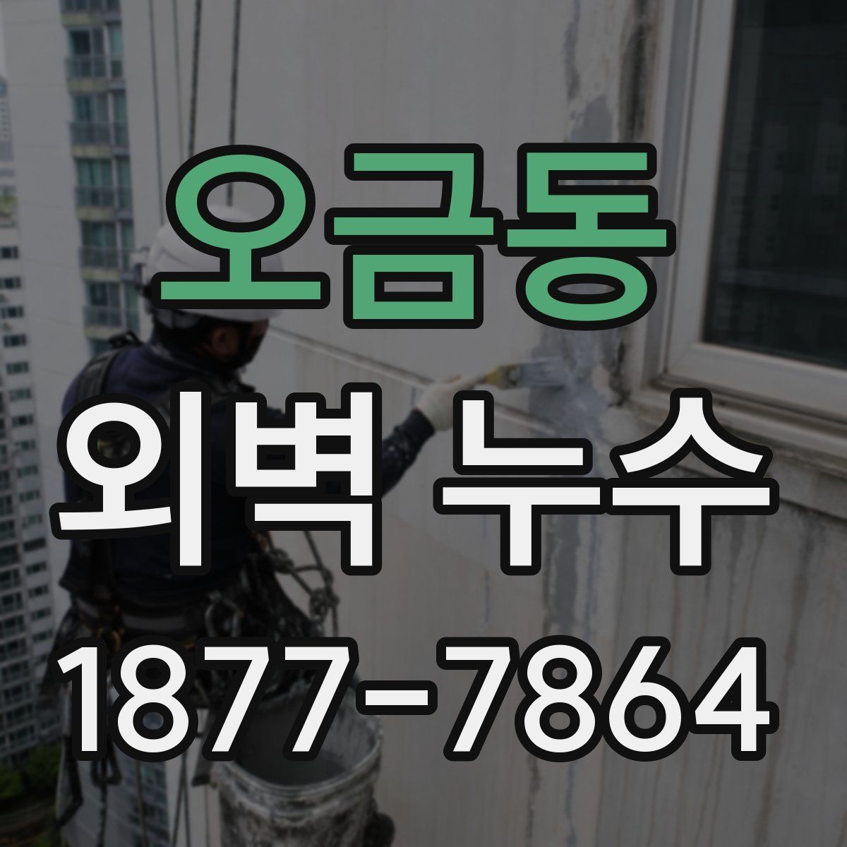 오금동 외벽 누수